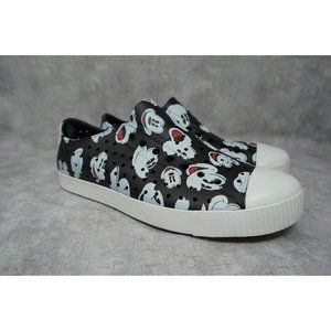 Disney Parks Native Mickey Mouse Black Slip On Shoes Slides Unisex M7 W9